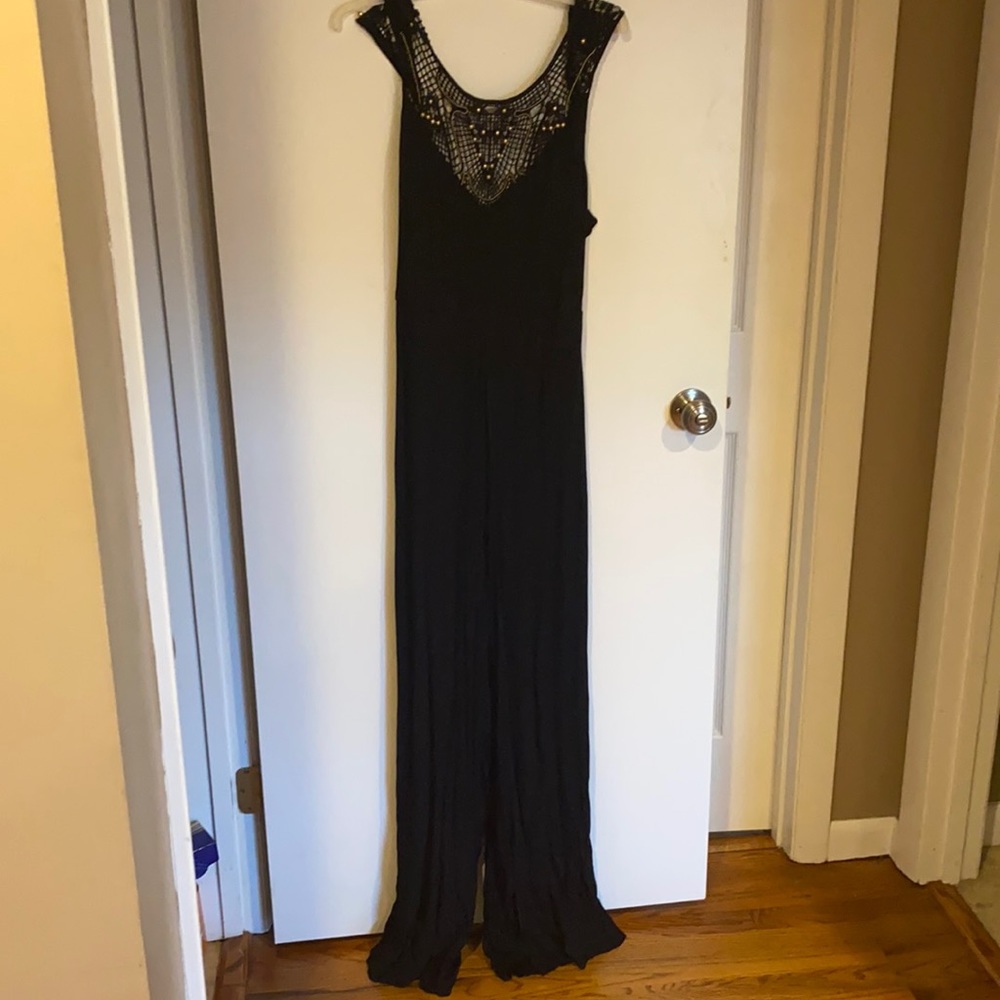 XOXO black pant jumpsuit